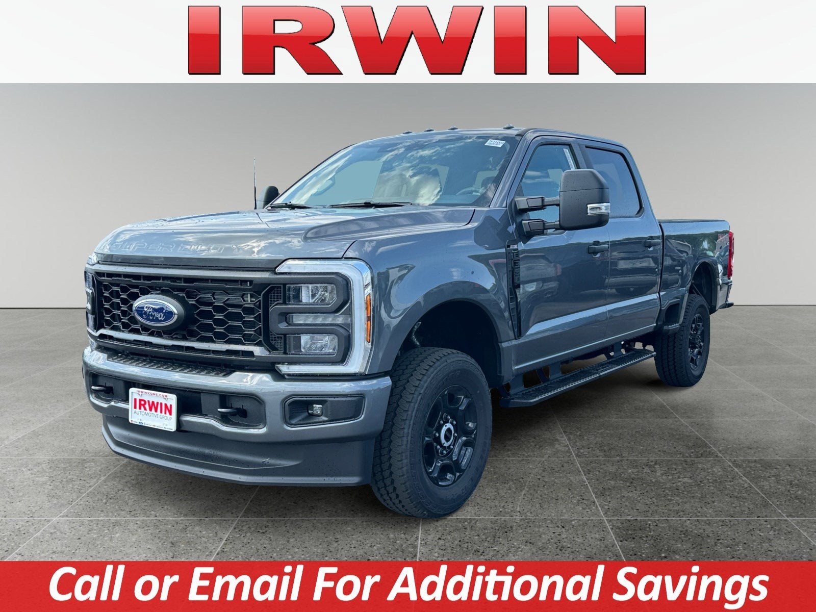 2026 Ford Super Duty F-350 SRW XL in Gray — front three-quarter view
