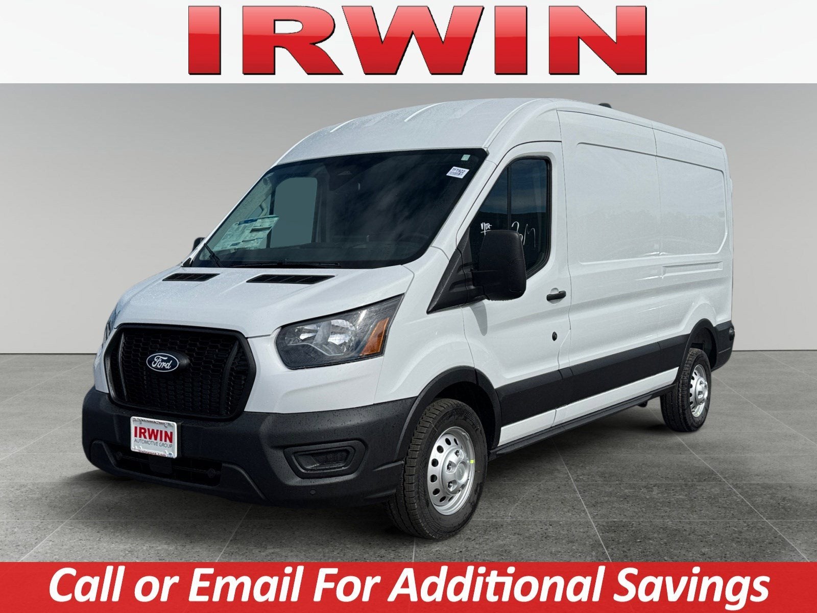 2026 Ford Transit Cargo Van Cargo Van in White — front three-quarter view