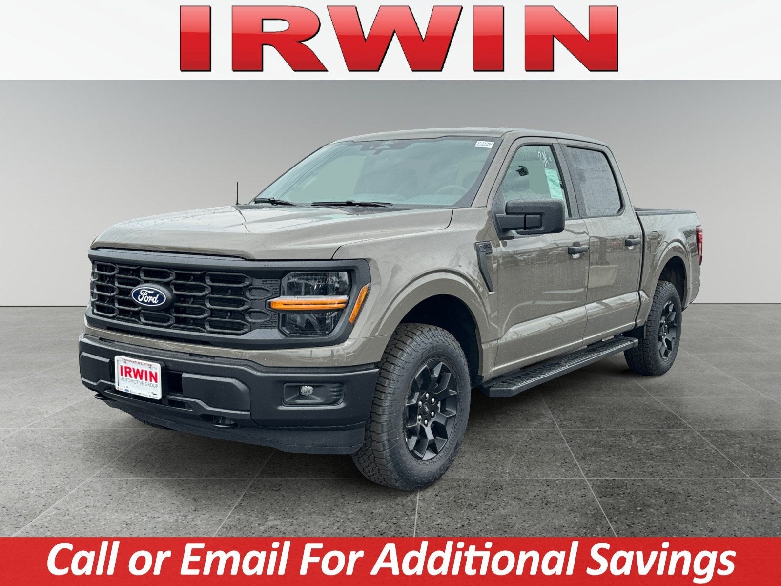 2026 Ford F-150 STX in Gray — front three-quarter view